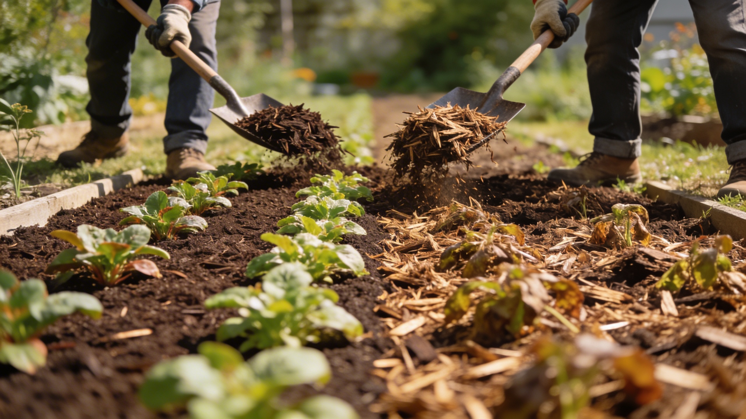 Le paillage de la moitié des jardiniers rend exactement le service inverse