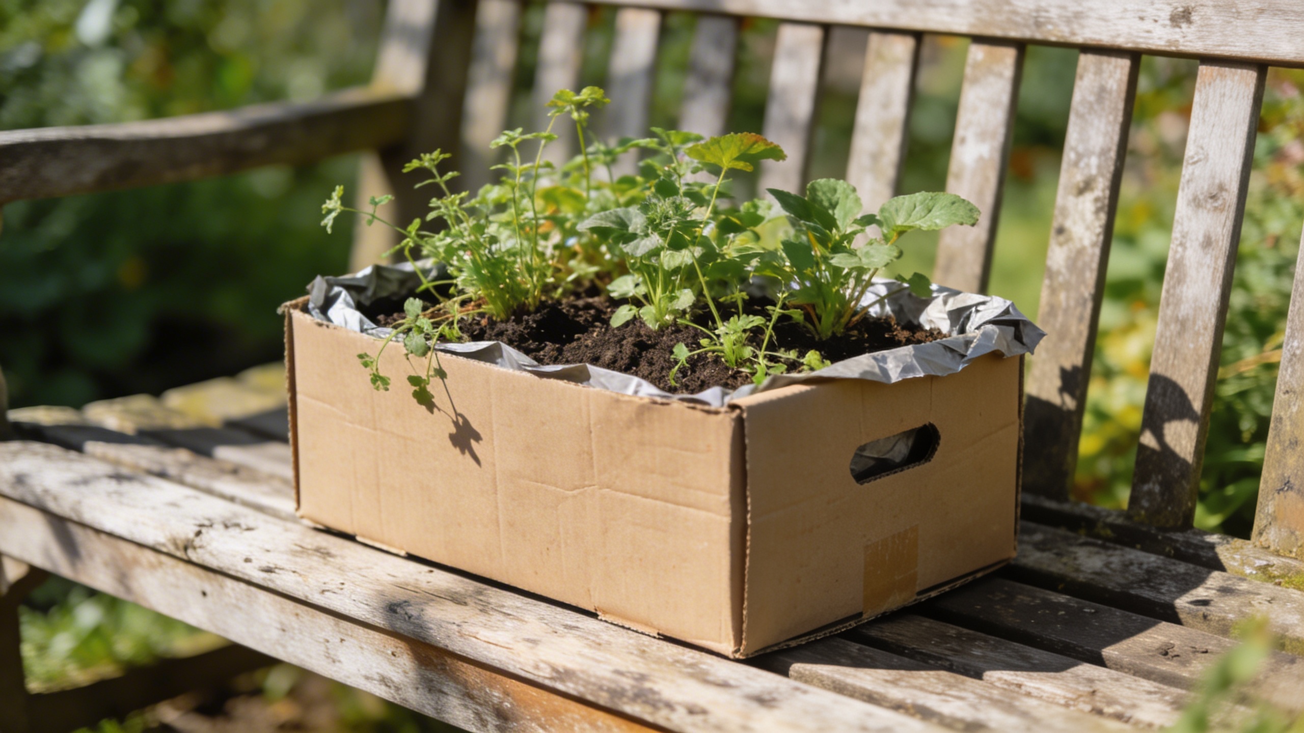 Les boîtes en carton qu'on recycle peuvent tenir les mauvaises herbes en échec pendant plusieurs mois