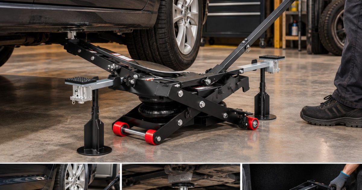 Les avantages d’un cric pneumatique dans un atelier automobile