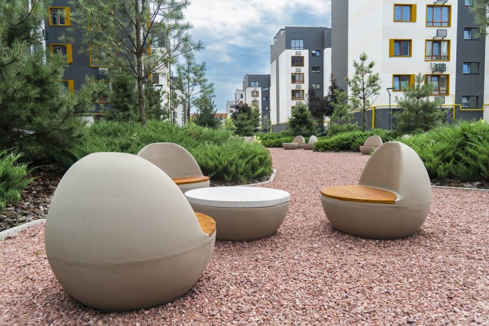mobilier urbain agréable espace public